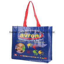 Werbe-benutzerdefinierte bedruckte Werbung PP Kunststoff gewebte Tasche